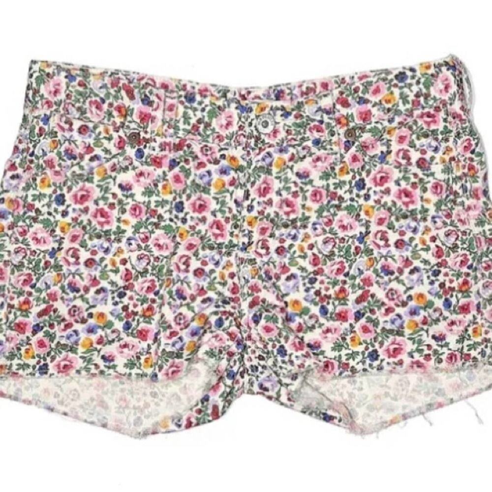 MADEWELL FLORAL‎ PINK SHORTS SIZE 24